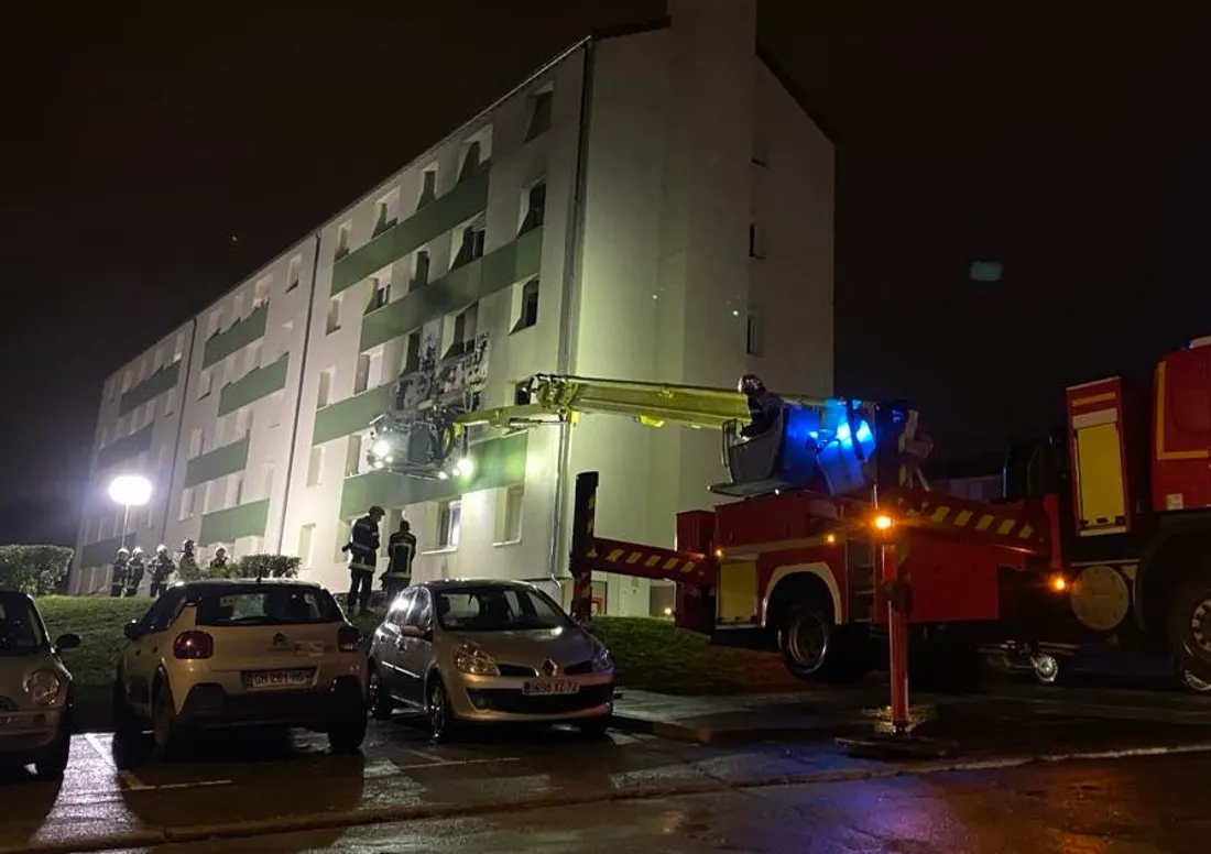 Incendie au Mans