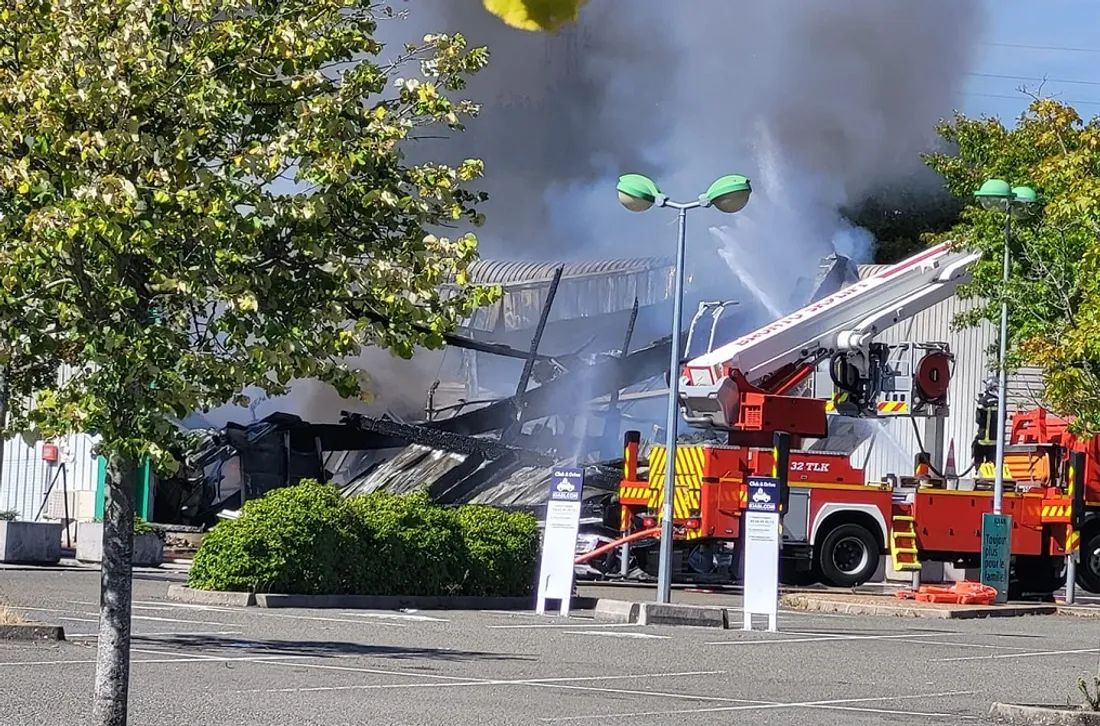 Le magasin "Animalis" ravagé par les flammes