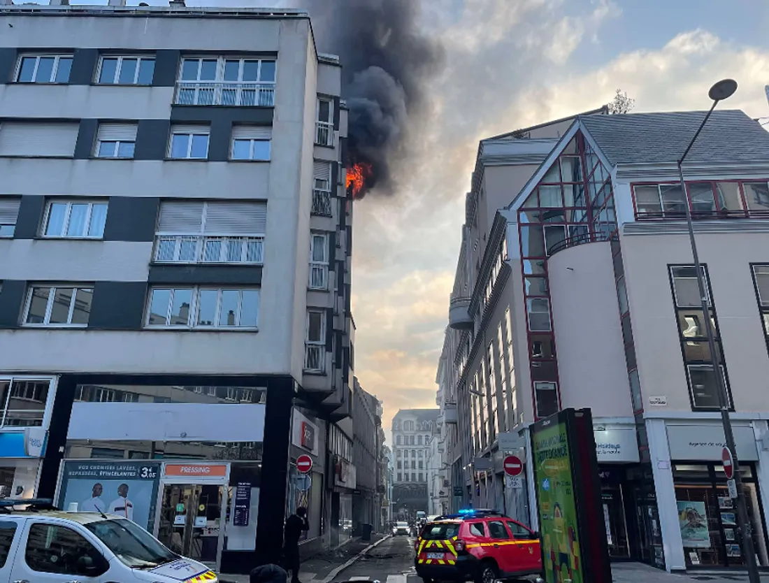 Incendie au Mans