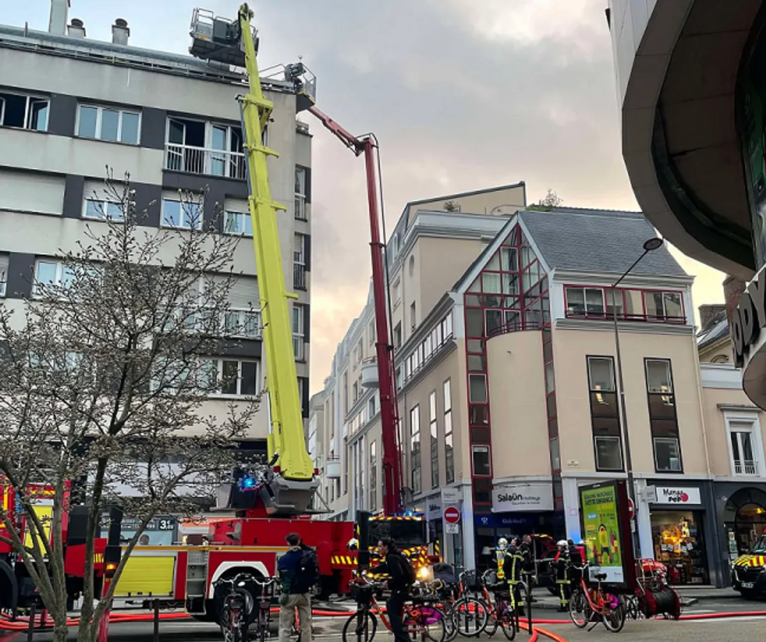 Incendie au Mans