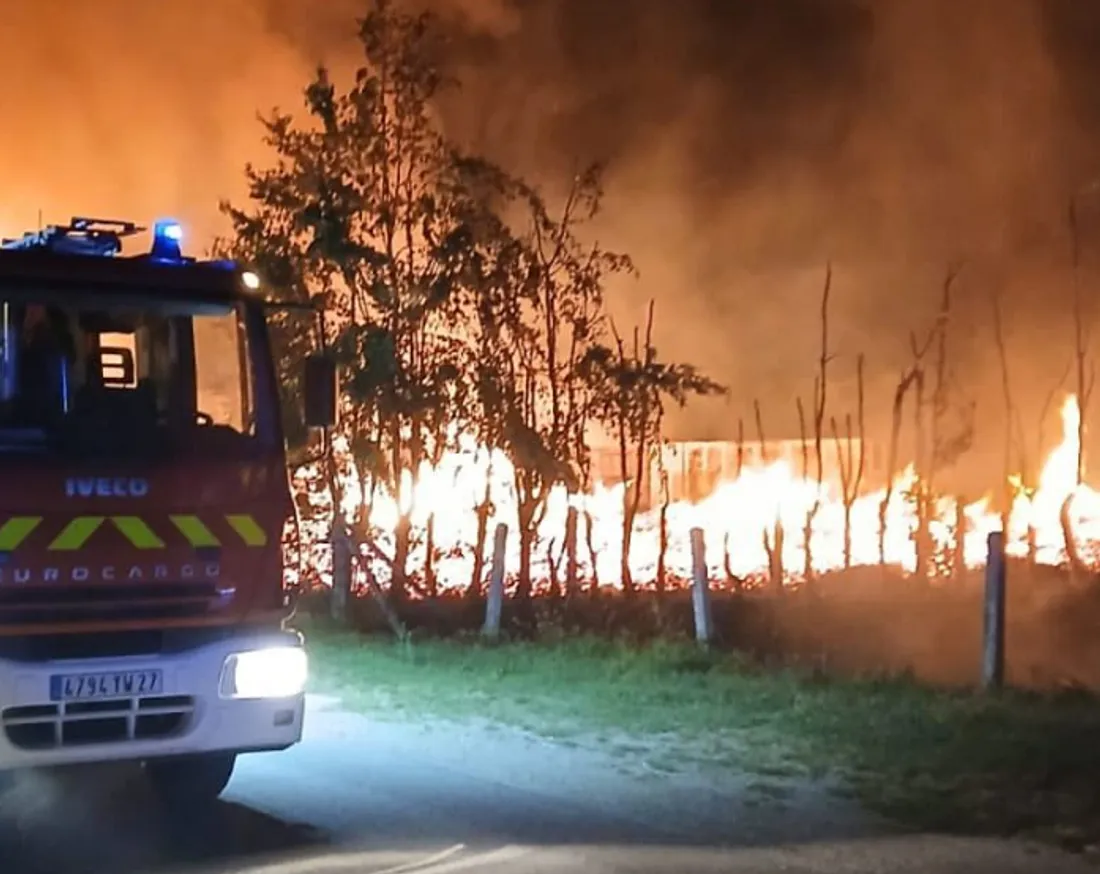 Incendie à Marbois