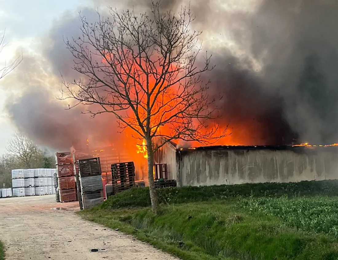 Incendie à Verneusses