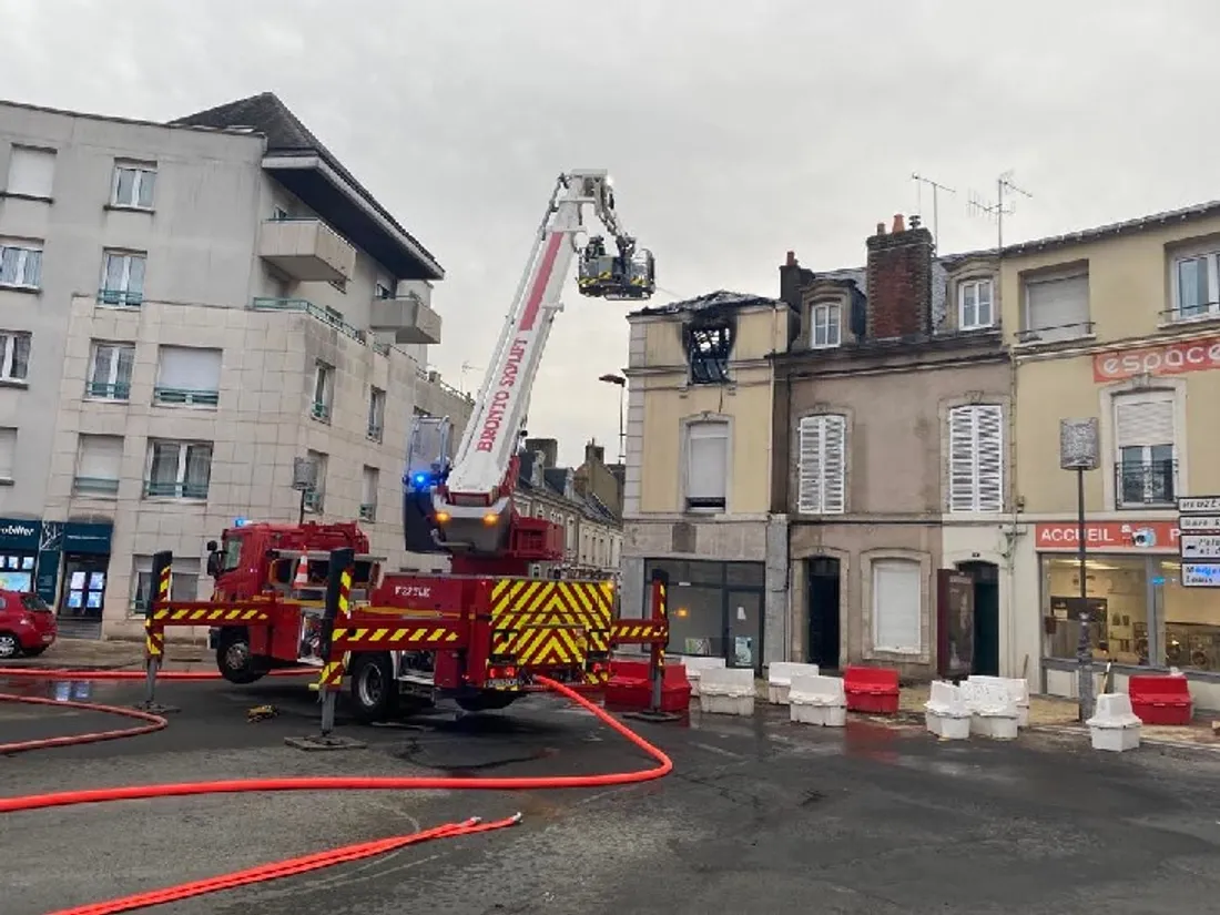 D'importants dégâts sur les parties hautes