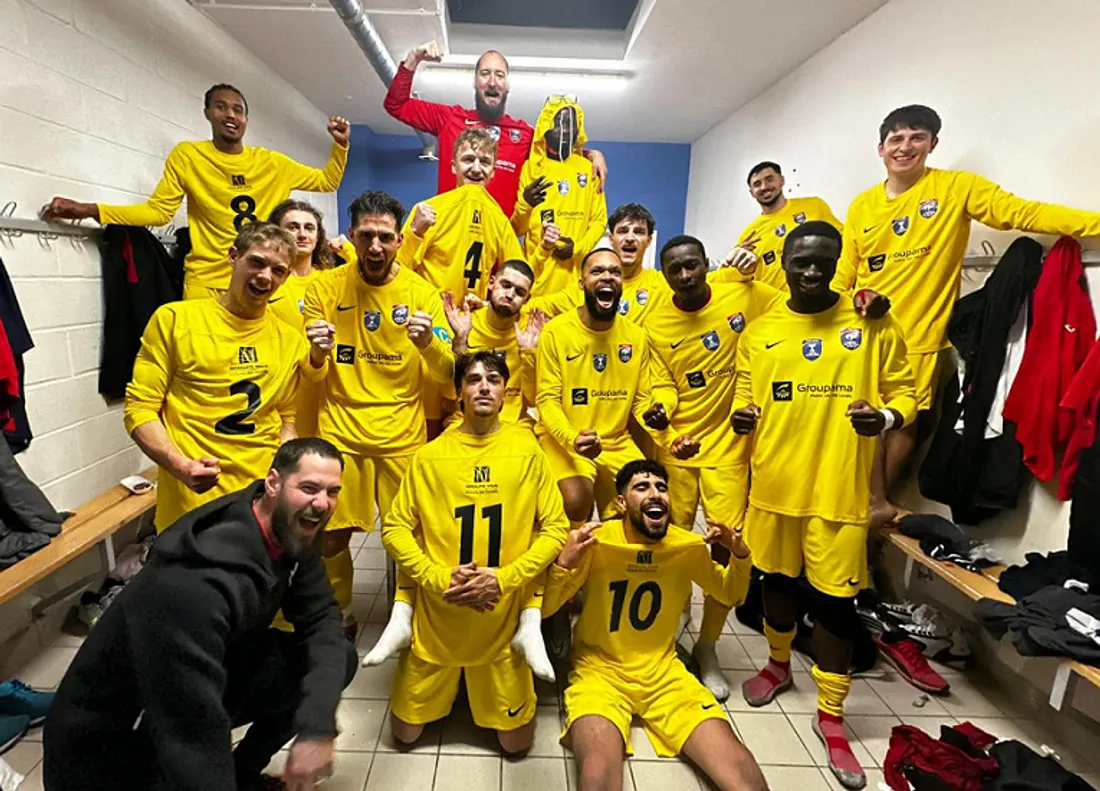 La joie des joueurs d'Ingré