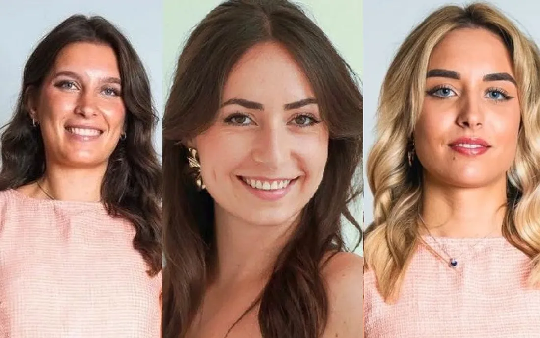 Juliette Papin, Justine Bourny et Glwadys Ancelot