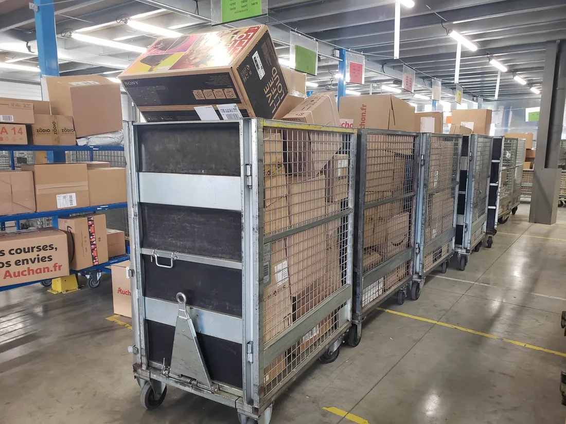 Des colis volumineux et fragiles