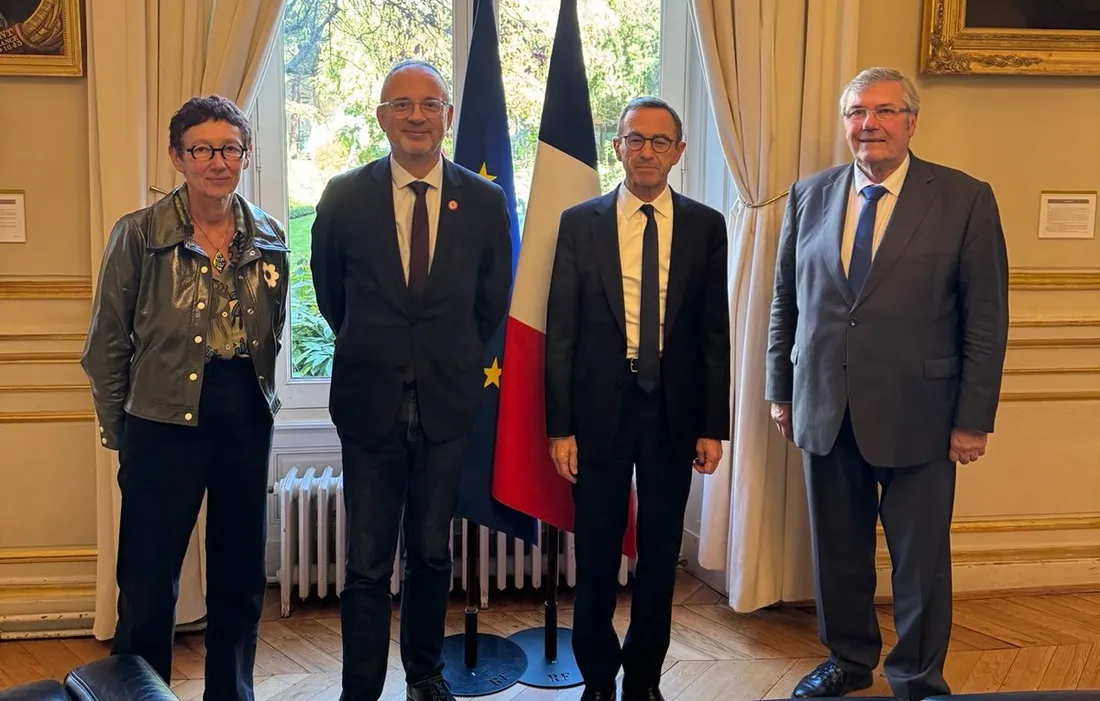 Yann Galut et Corinne Ollivier ont été reçue par Bruno Retailleau ce jeudi 24 octobre.