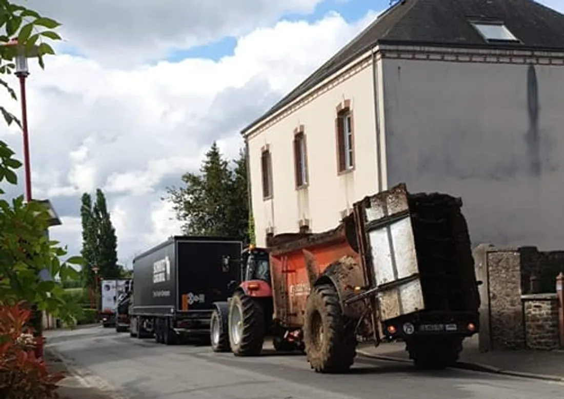 Accident à la sortie de Loiron