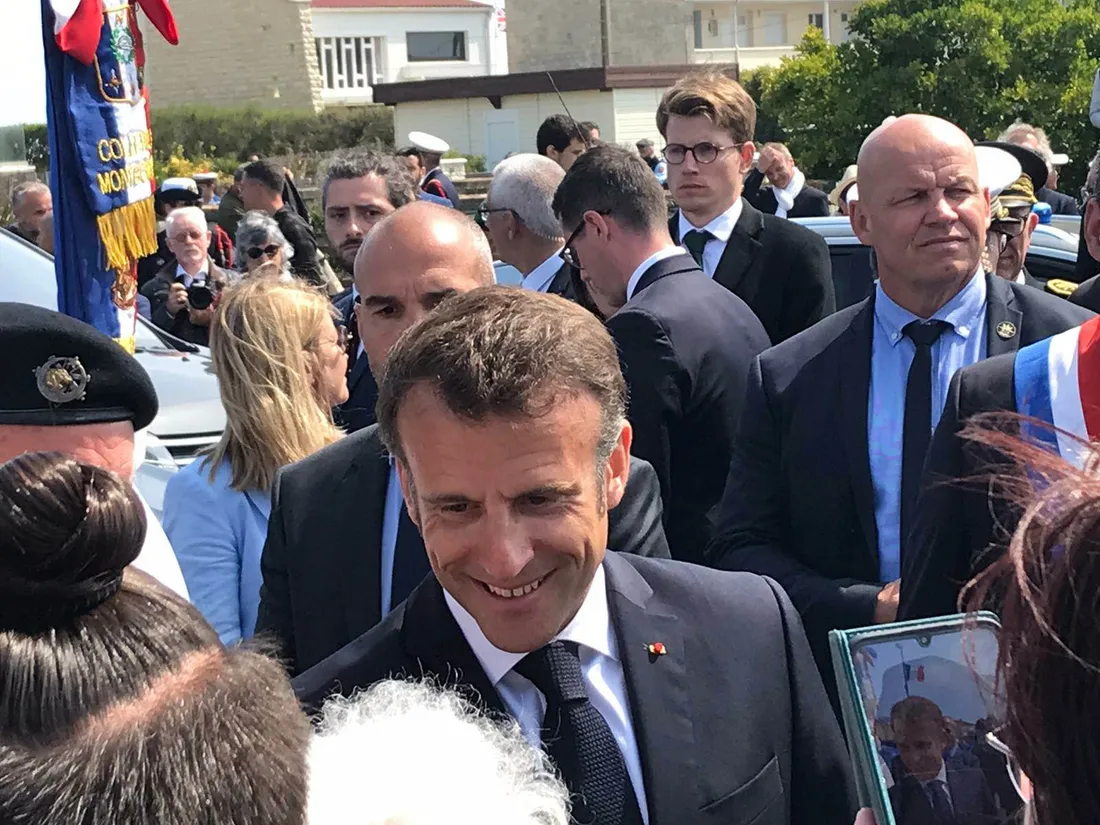 Le président de la République Emmanuel Macron