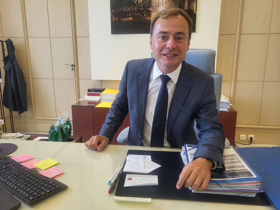 Le maire de Caen Aristide Olivier