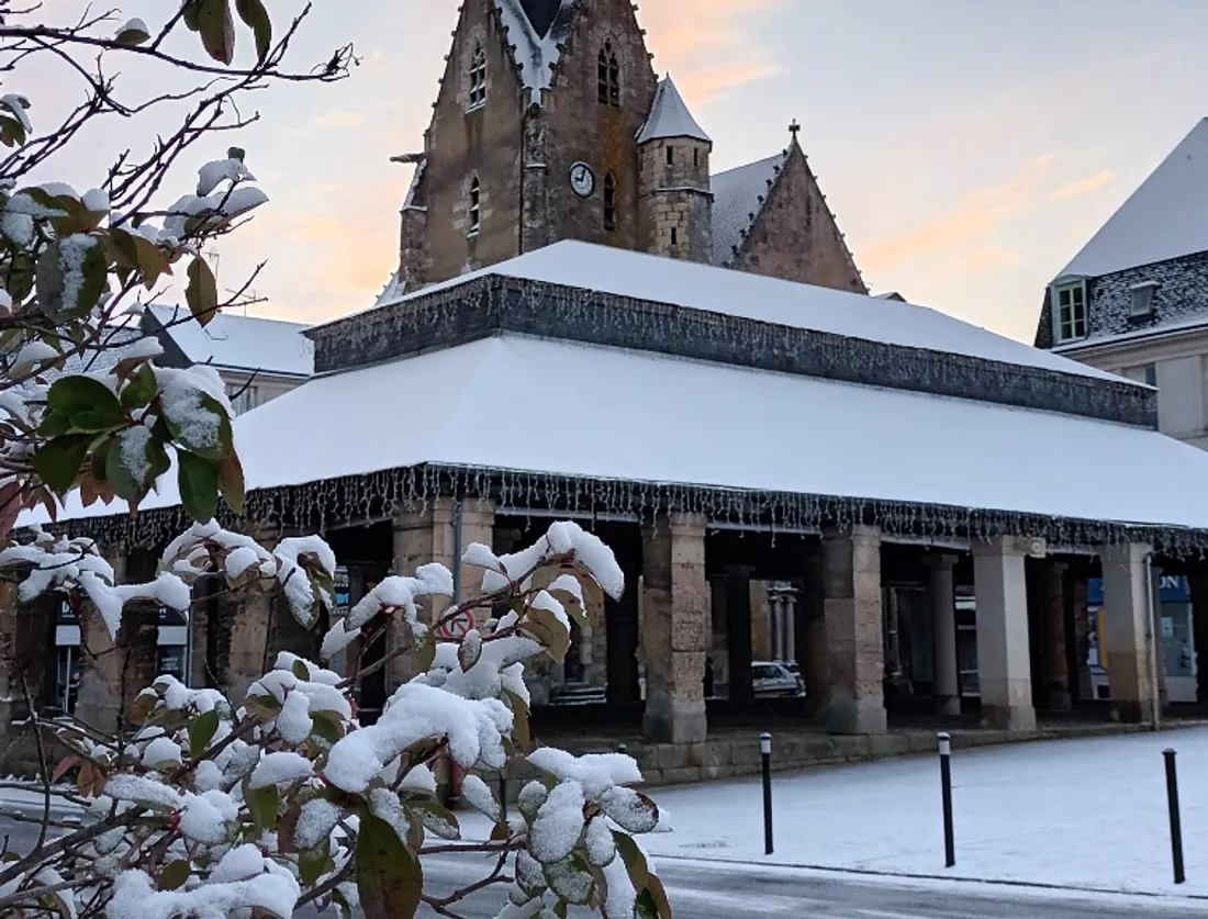 Mamers sous la neige