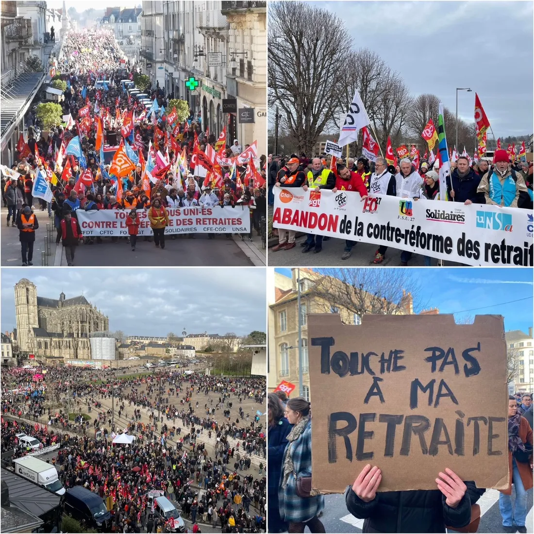 Manifestations réforme des retraites 
