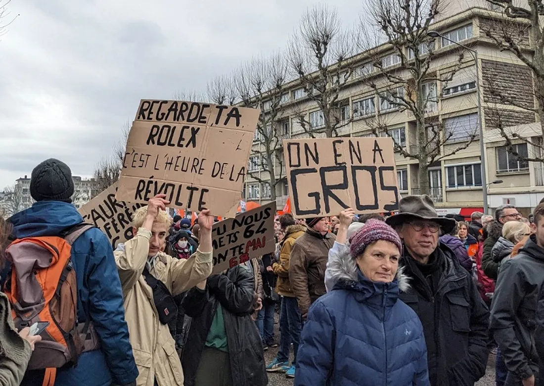 Manifestation à Rouen