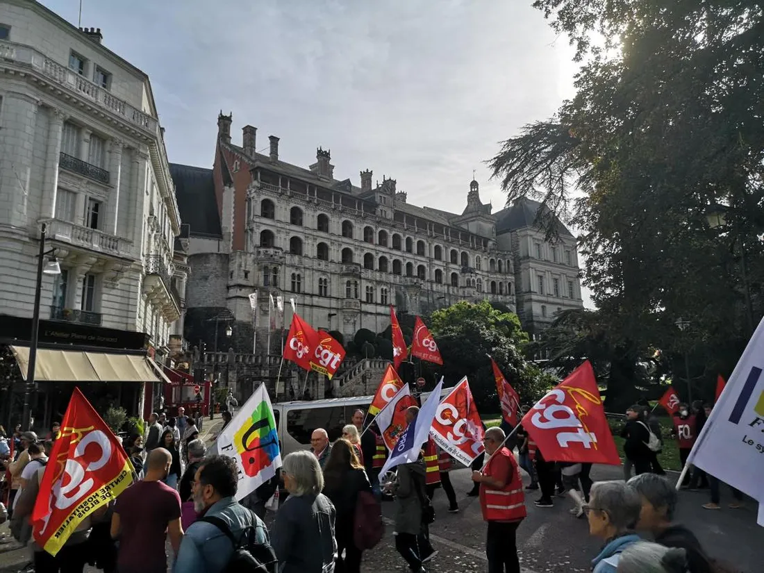 Manifestation à Blois