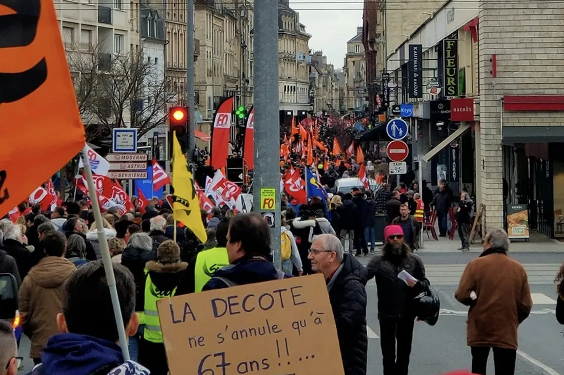 Manif à Caen