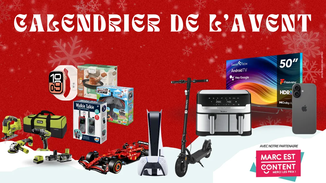 Calendrier de l'Avent Sweet FM avec Marc Est Content à Caen