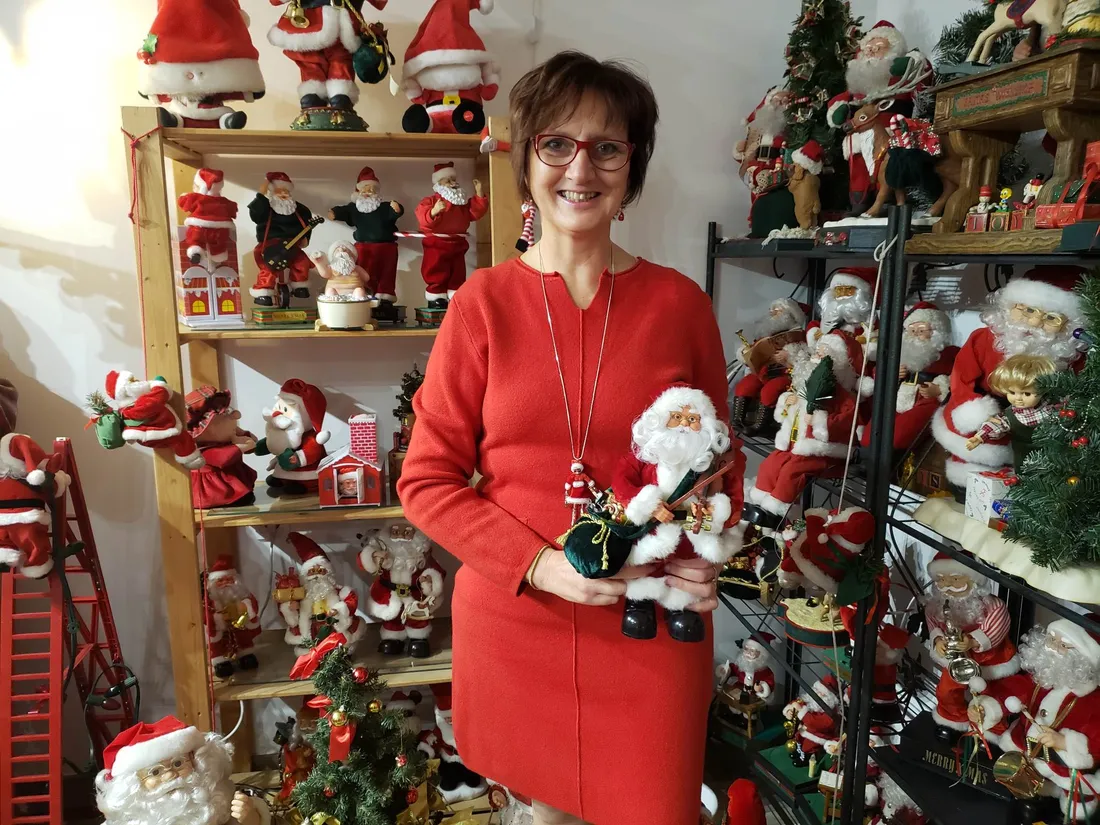 Marie-Christine Peffer dans son musée