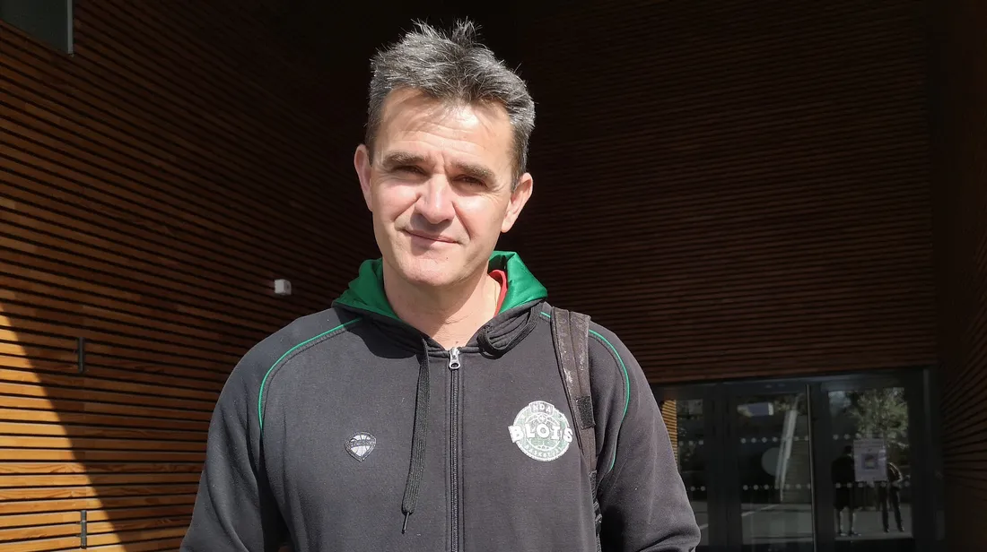 Mickaël Hay, entraîneur de l'ADA Blois Basket 41.