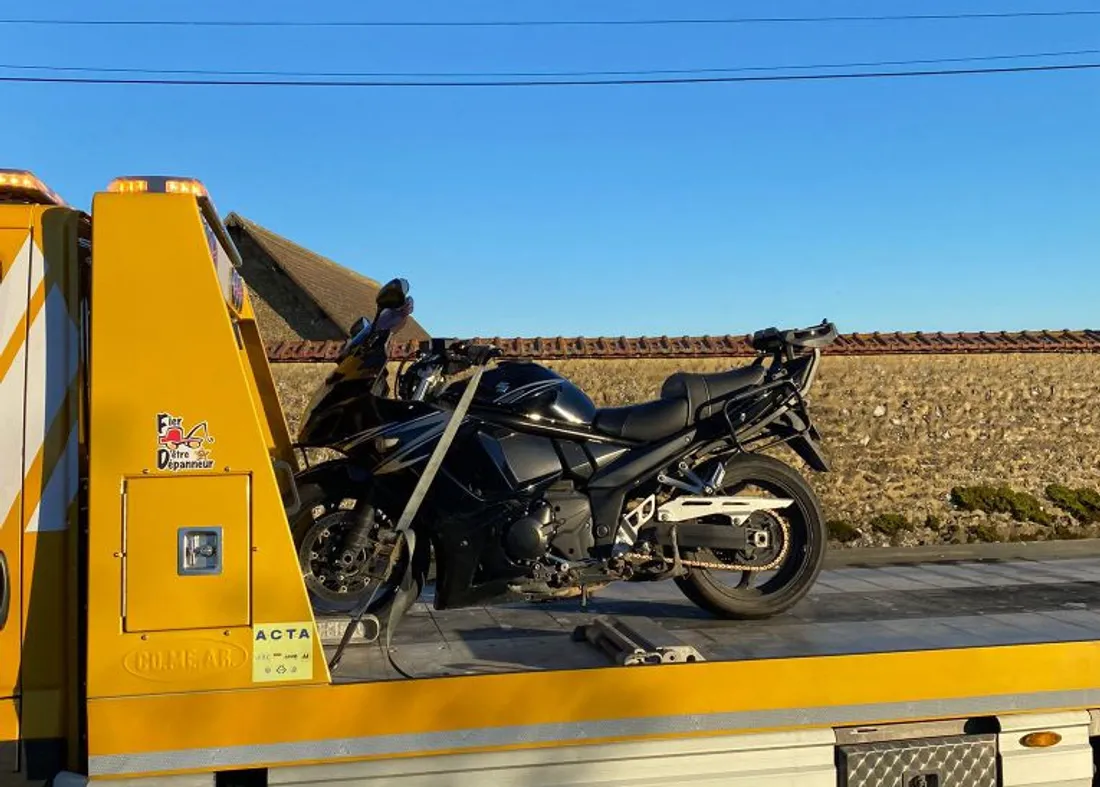 Moto confisquée