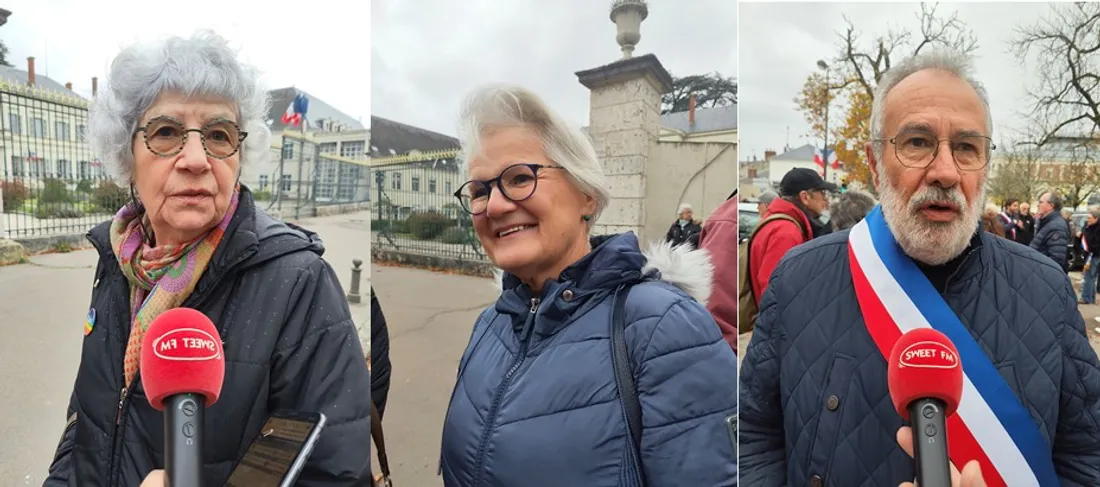 Nicolas Lierre, artiste - Evelyne, retraitée - Guy, élu communal.