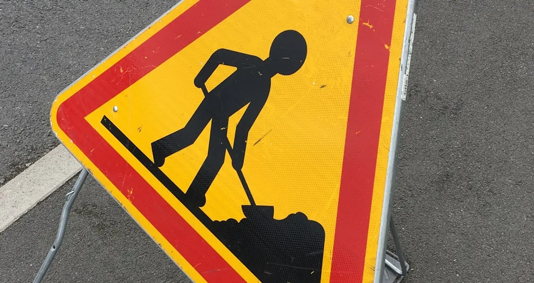 Travaux sur la D771 à Cossé-le-Vivien