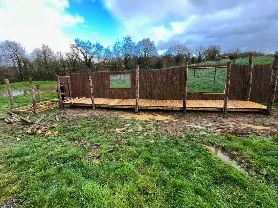 Passerelle ruche refuge arche