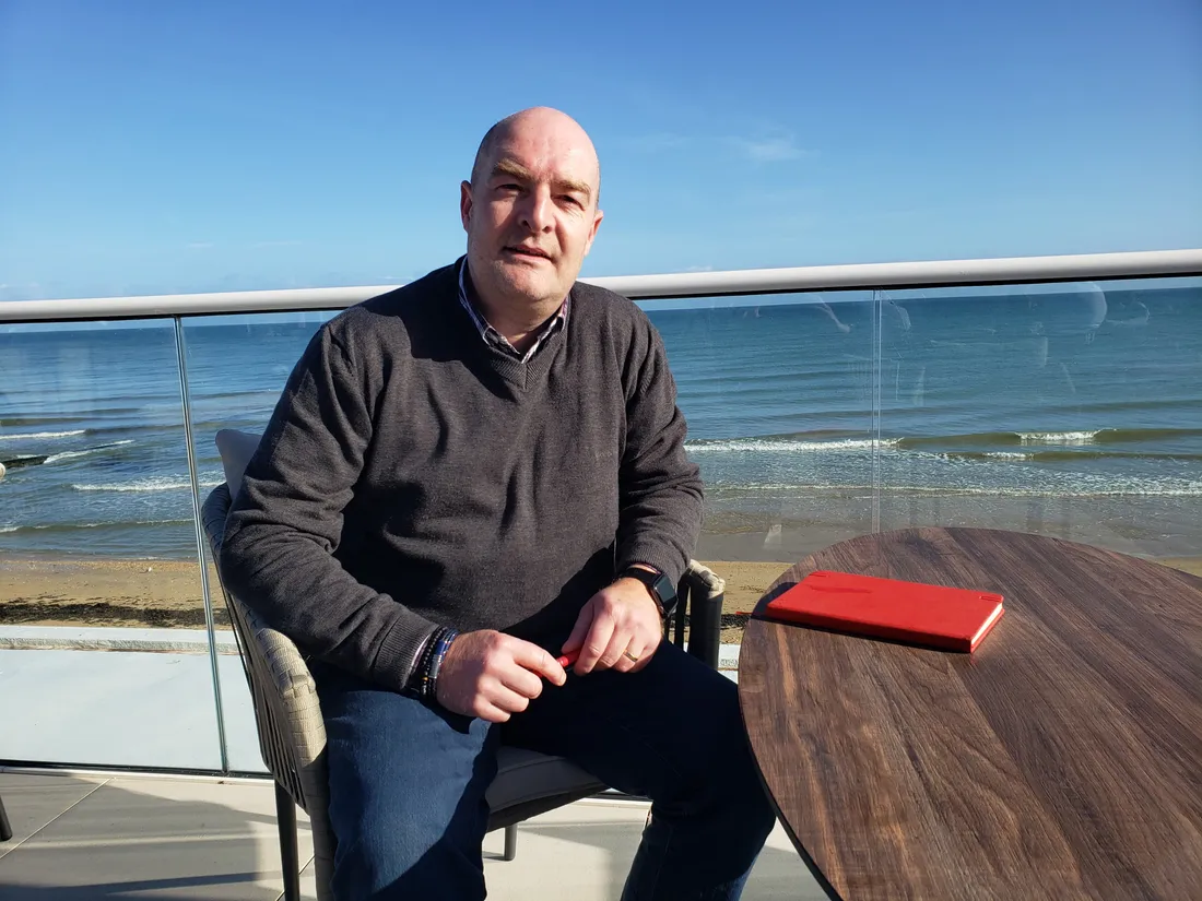 Gérald Pilon, gérant du restaurant Le Poulpe à Luc-sur-Mer