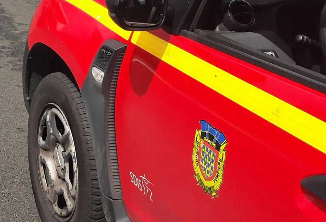 Intervention des pompiers de la Sarthe