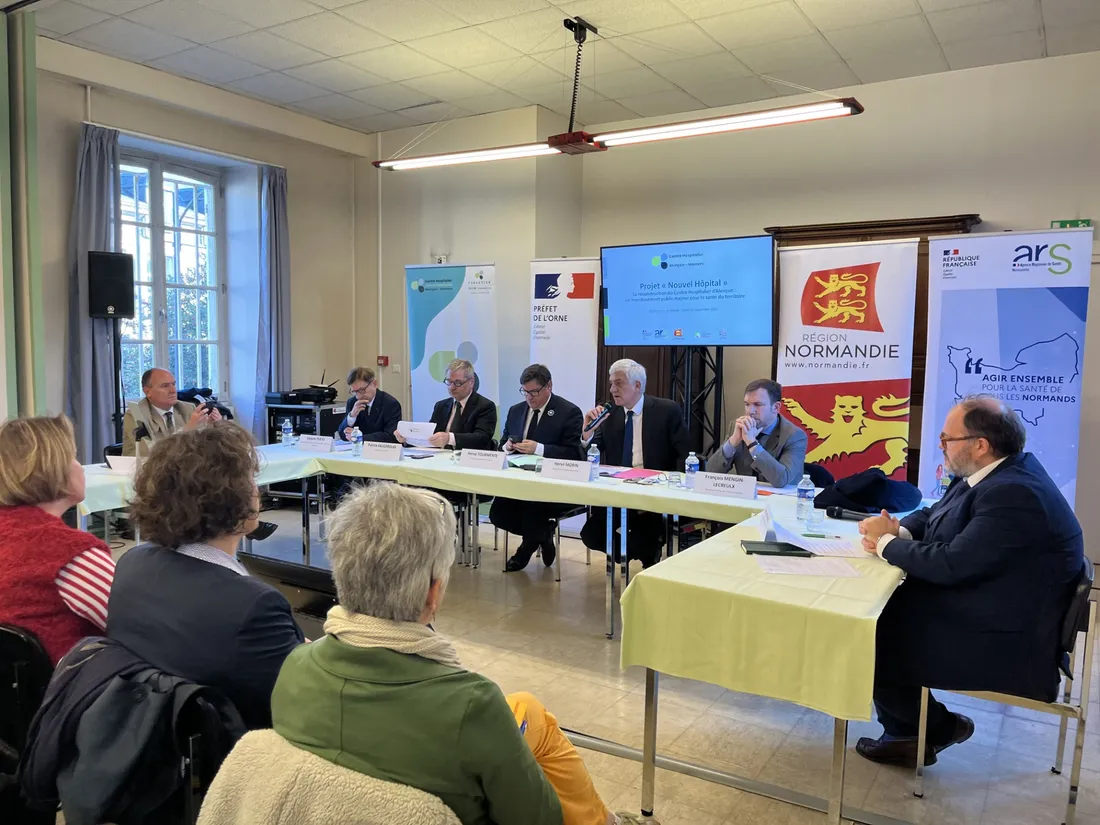 Une réunion s'est tenue pour présenter le futur hôpital d'Alençon.
