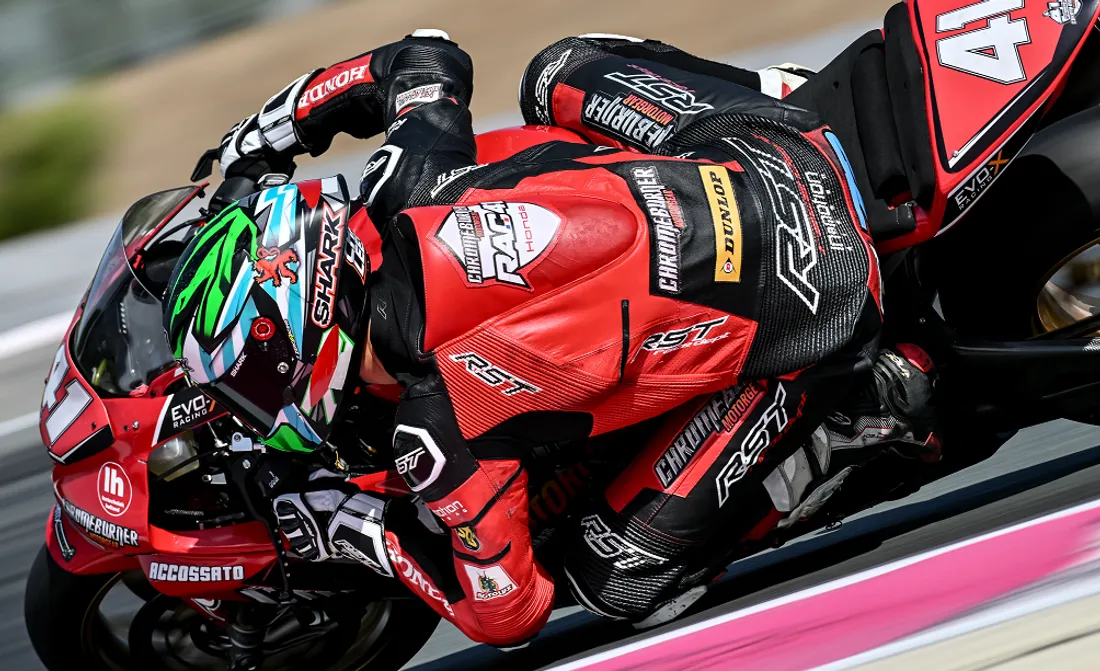 Bol d'Or 2023 Chris Leesch sur sa Honda