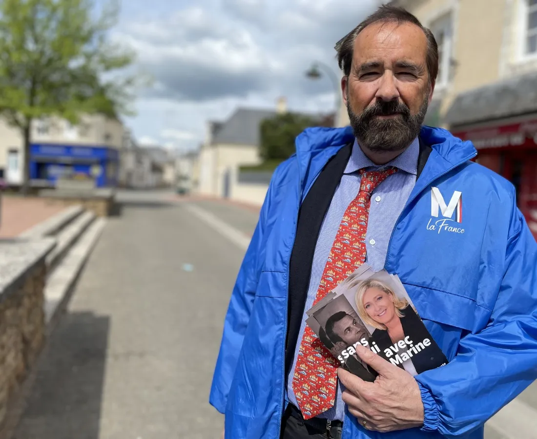 Raymond de Malherbe, président du Rassemblement National de la Sarthe