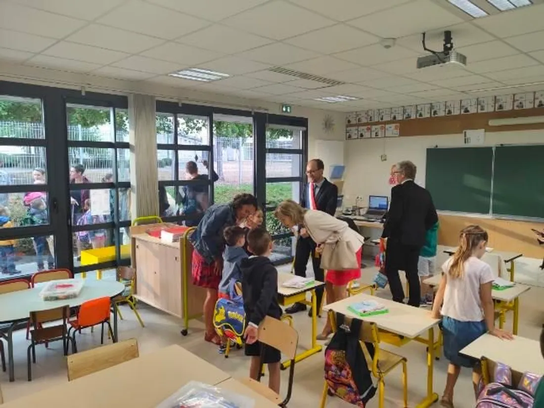 Visite de la rectrice de Normandie