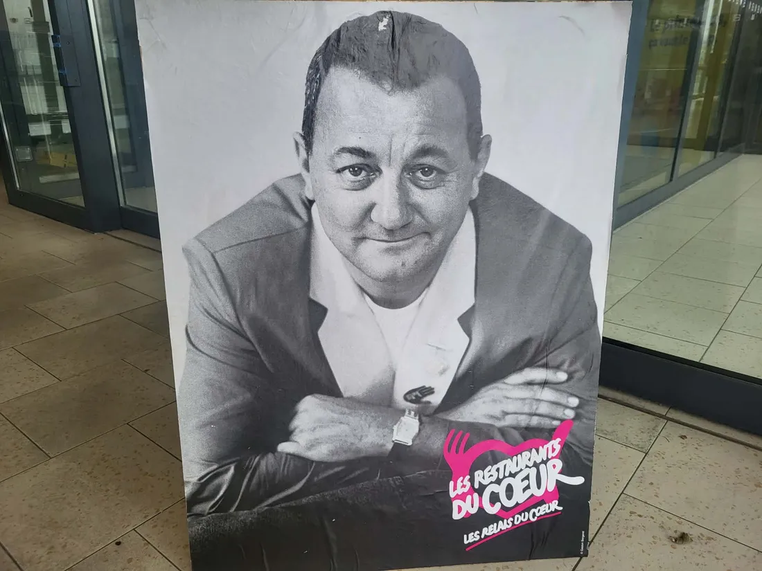 Coluche, fondateur des Restos du cœur 