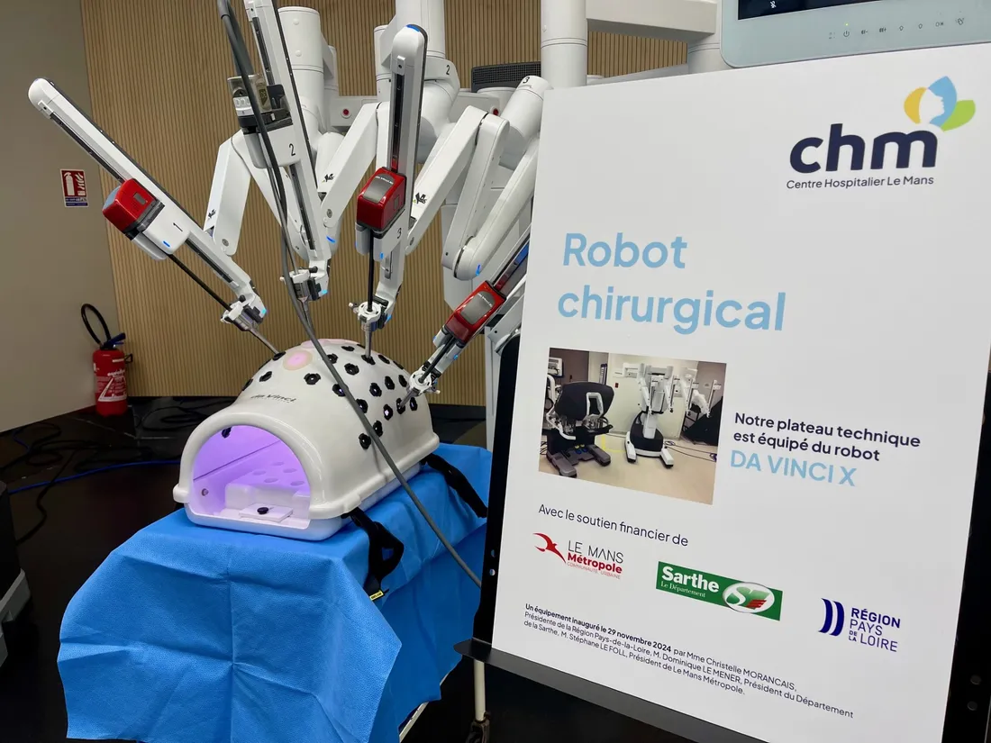 Le Mans : un nouveau robot pour l’hôpital  