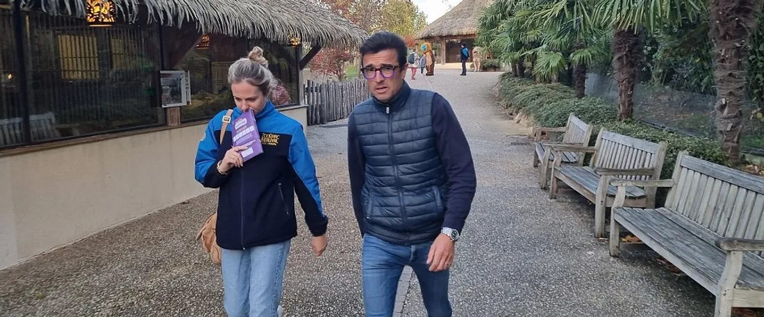 Rodolphe Delors en tournée dans son ZooParc ce jeudi 20 octobre.