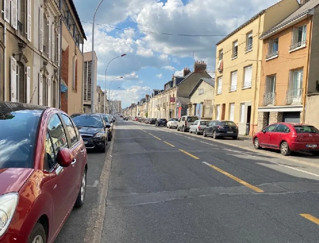 Au Mans, l'actuelle rue Voltaire