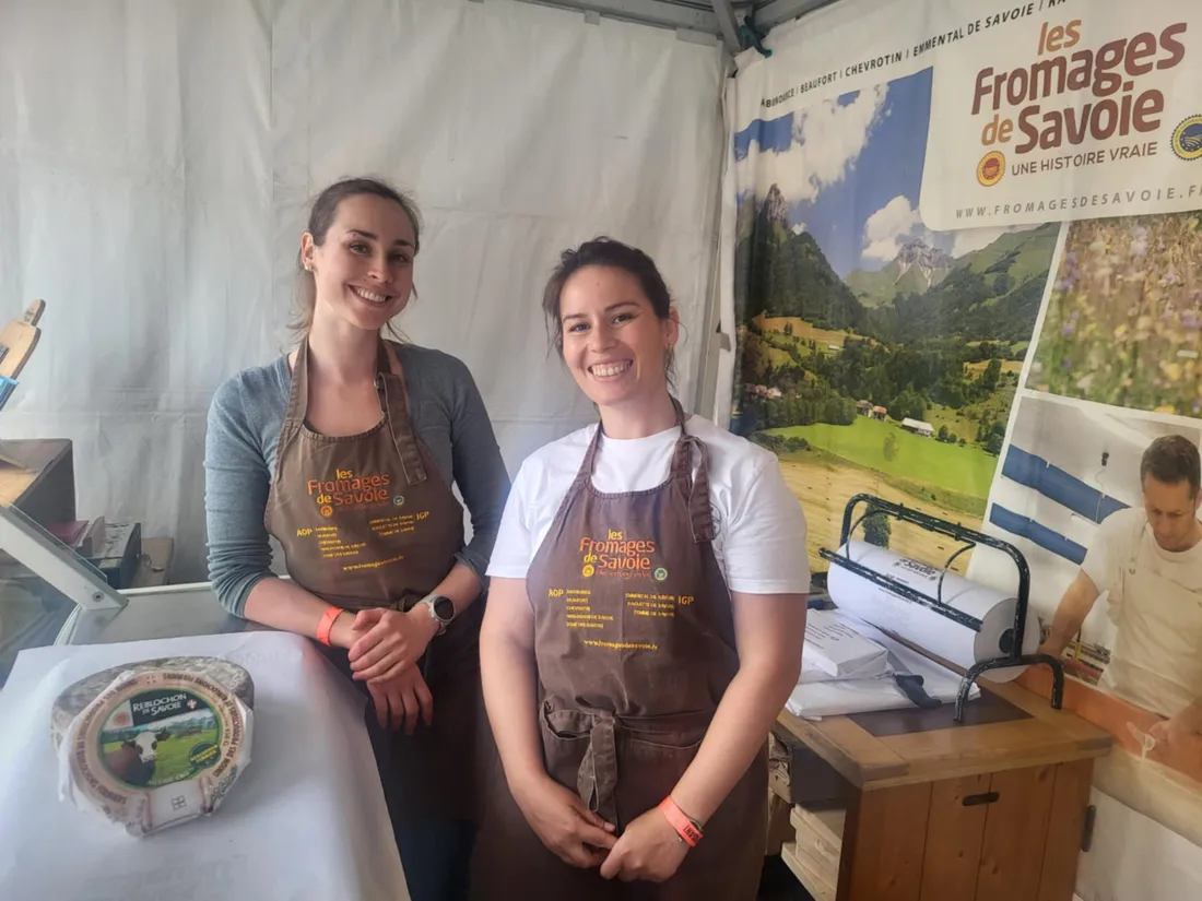 Le stand des fromages de Savoie