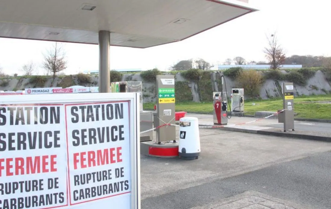 Station fermée essence