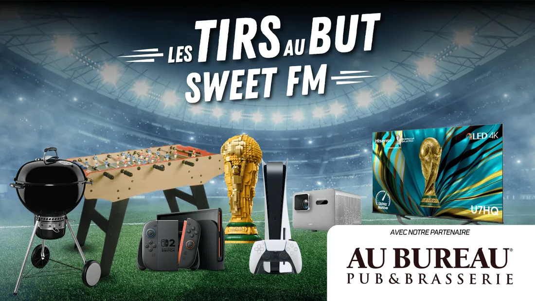 Coupe du Monde : faites le plein de cadeaux avec Sweet FM et Au Bureau !