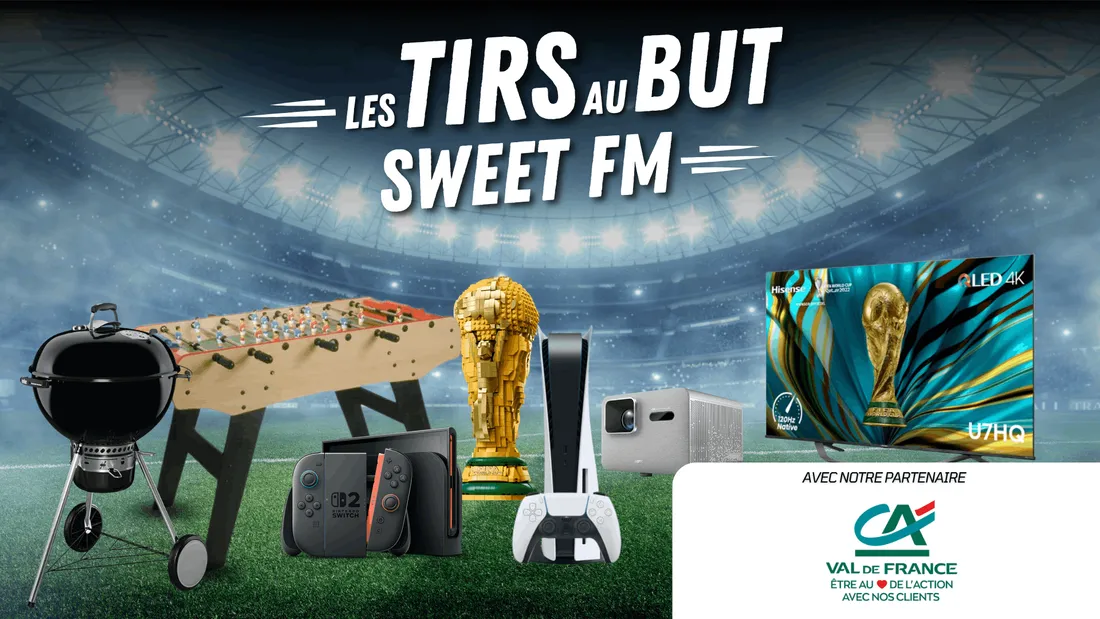 Faites le plein de cadeaux avec Sweet FM et vos agences Crédit Agricole Val de France !