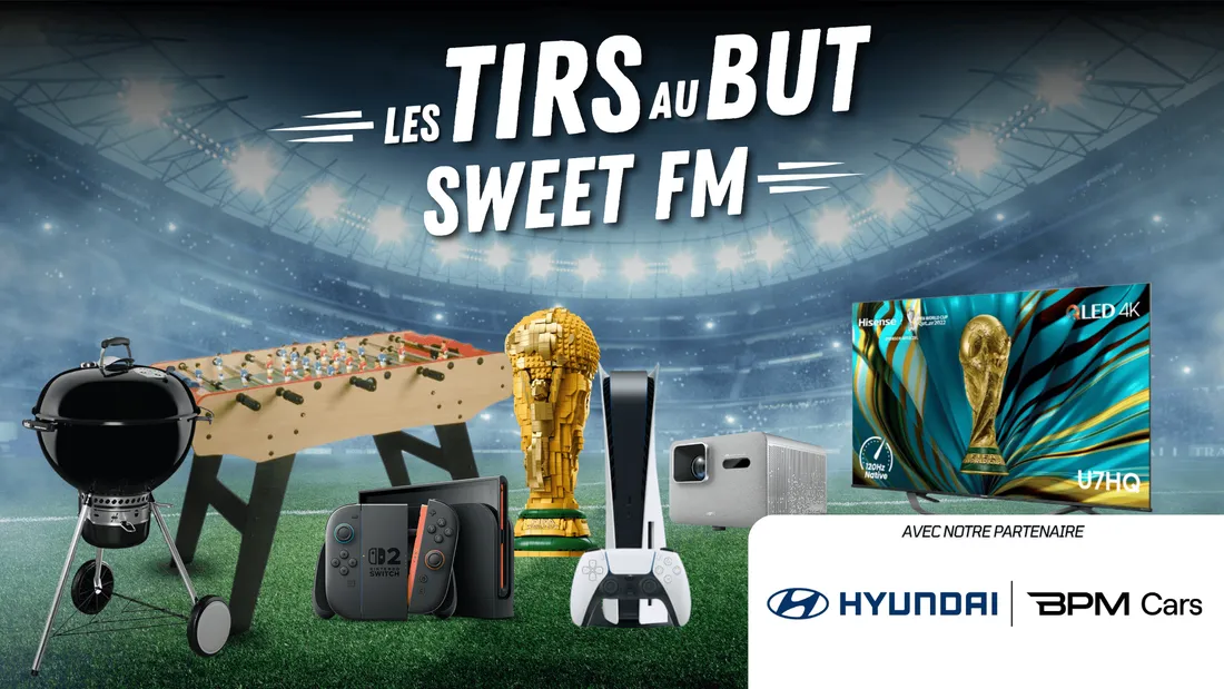 Coupe du Monde : faites le plein de cadeaux avec Sweet FM et BPM Cars – Hyundai !