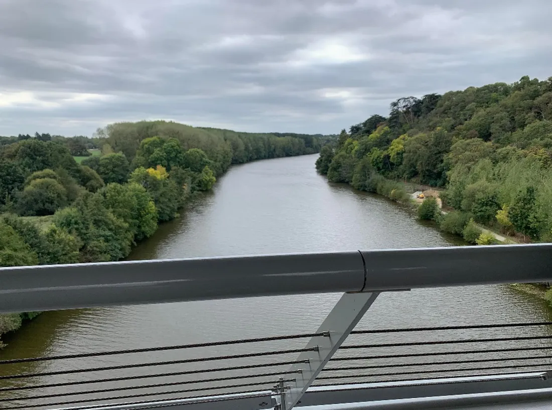 Pas vilaine, la vue depuis le viaduc, non ?