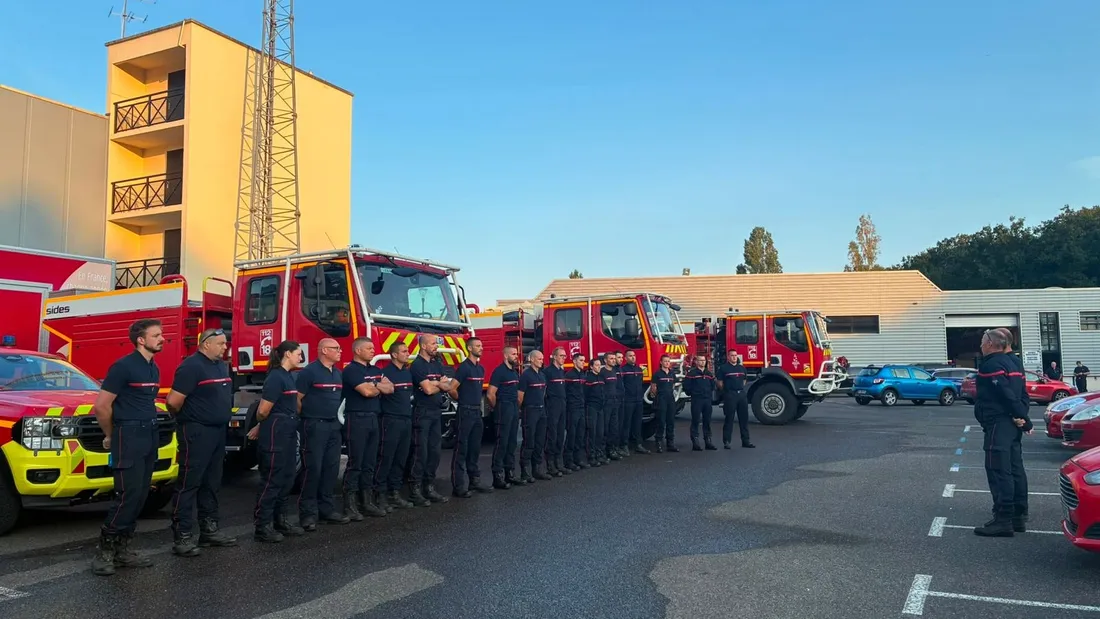 Pompiers renfort Gironde