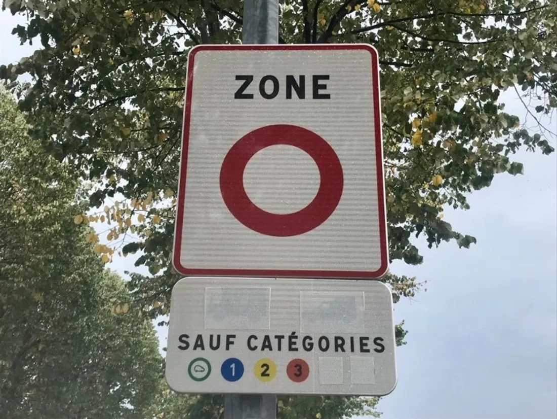 Panneau ZFE Sotteville