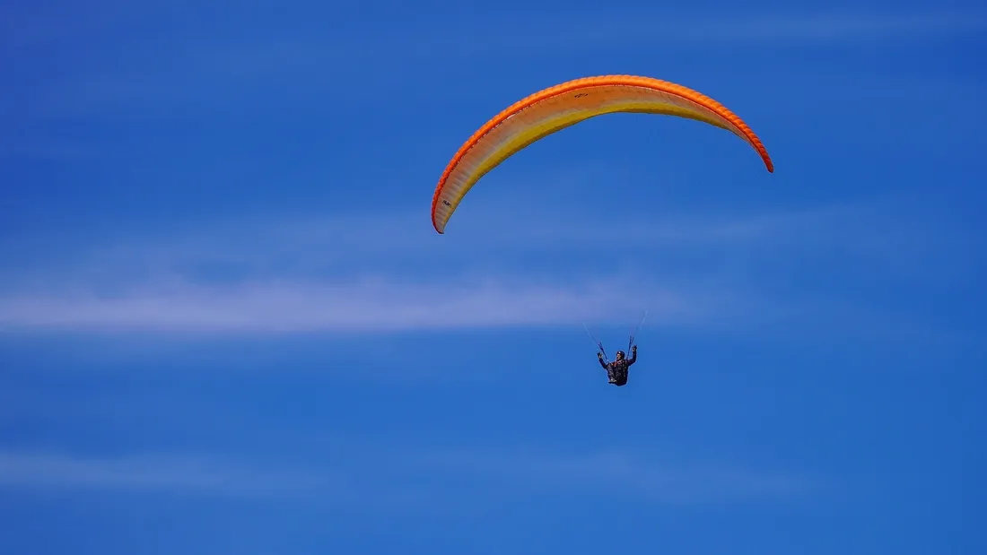 Parapentiste coincé dans un arbre