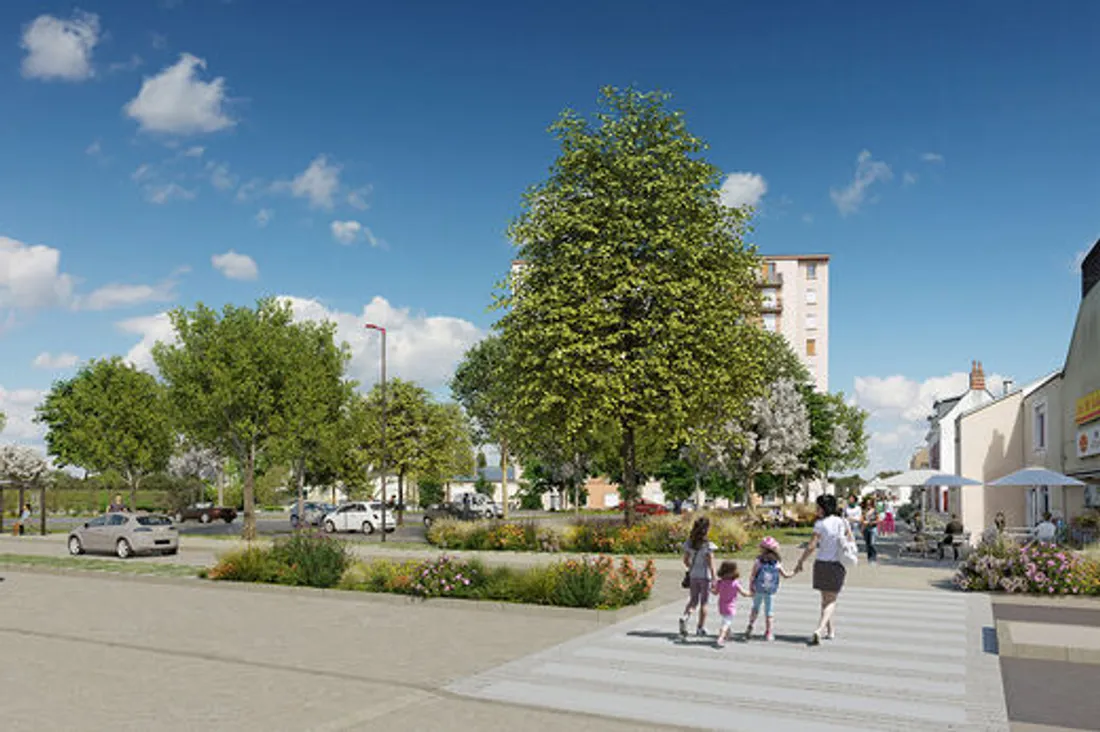 La future place du Pâtis Saint-Lazare