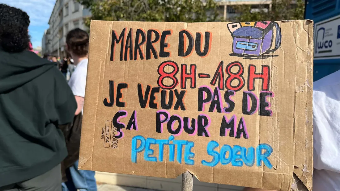 Manif Rouen lycéens