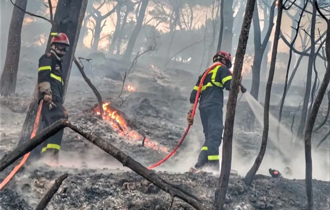 L'UIISC 1 de Nogent-le-Rotrou sur le front des incendies cet été.