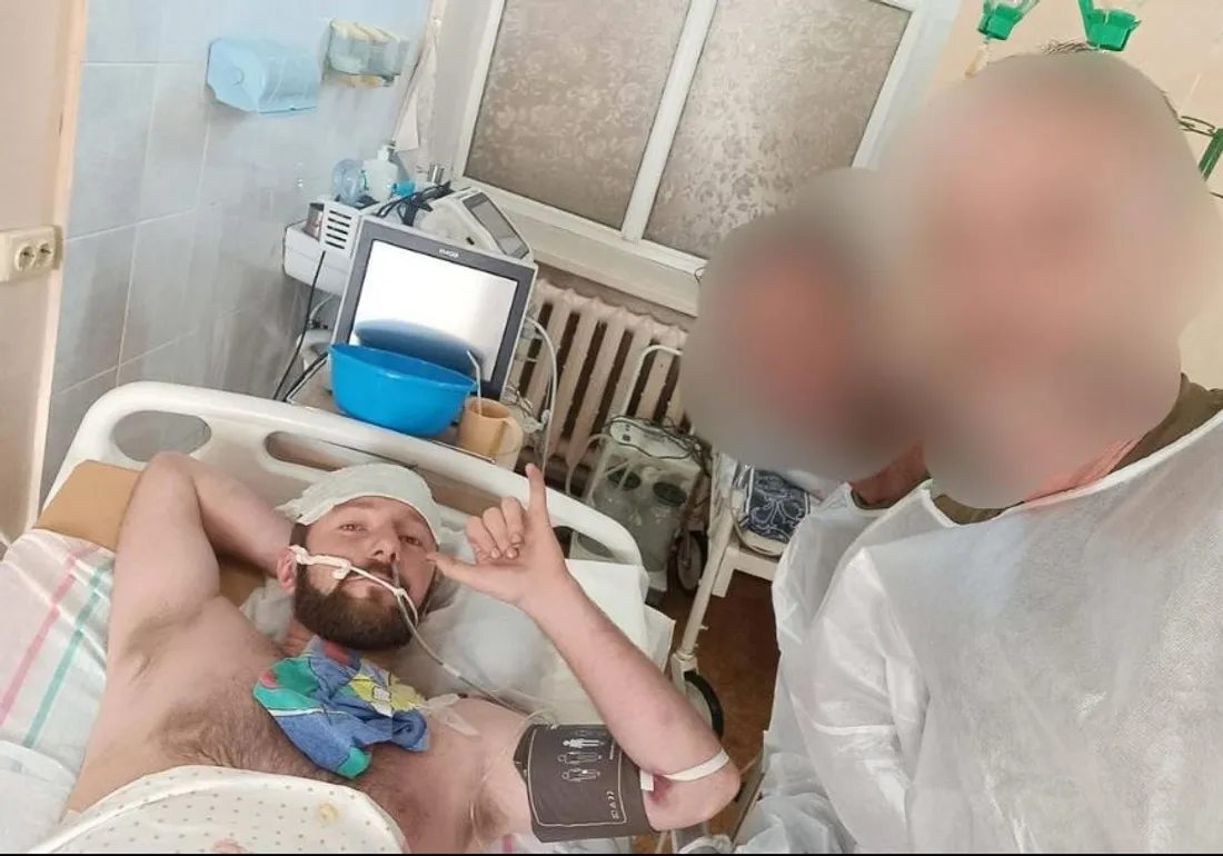 Max à l'hôpital en Ukraine