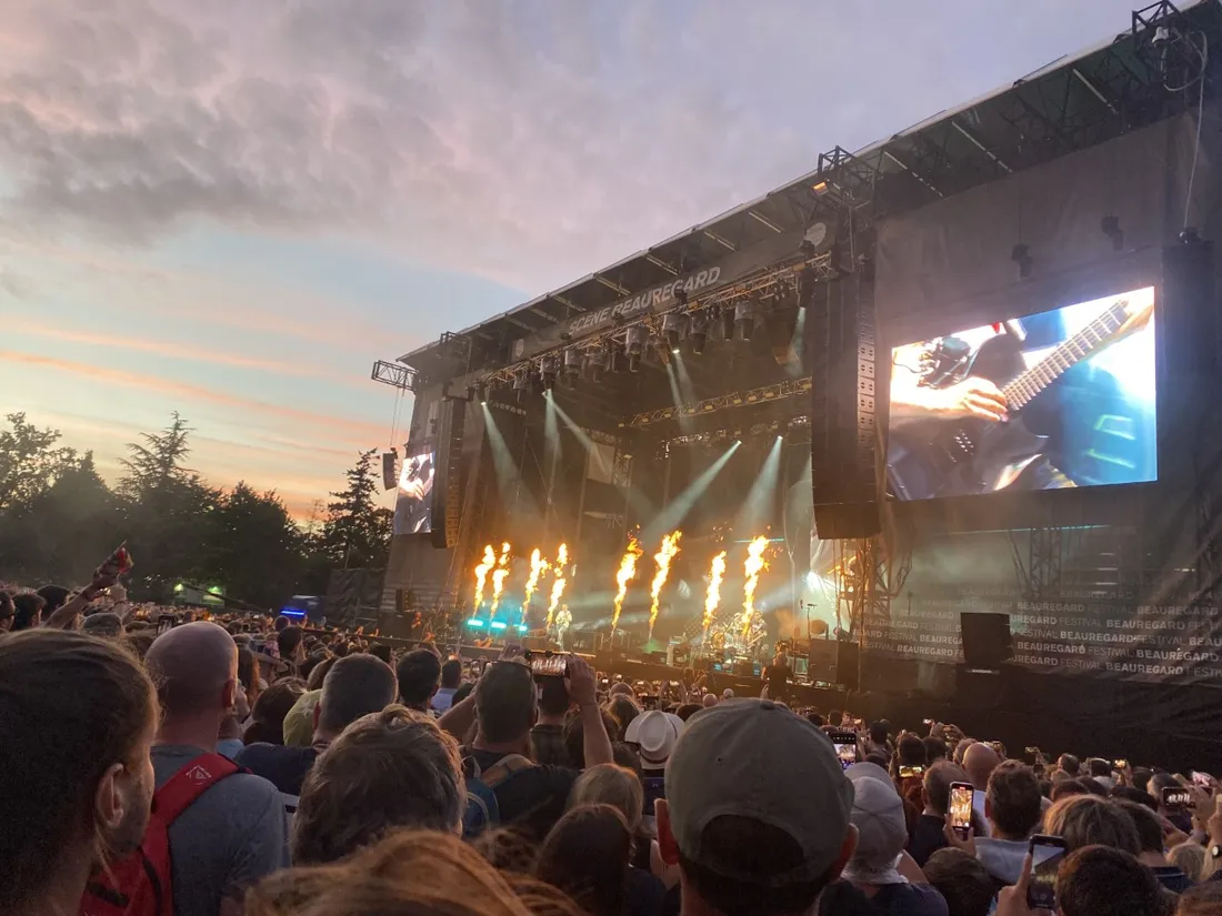 Muse a "enflammé" la scène de Beauregard